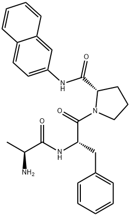 H-Ala-Phe-Pro-βNA · HCl Structure