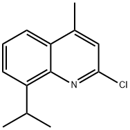 2-chloro-4-methyl-8-(propan-2-yl)quinoline Structure