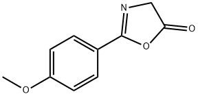 5(4H)-Oxazolone, 2-(4-methoxyphenyl)- 구조식 이미지