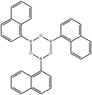 Boroxin, 2,4,6-tri-1-naphthalenyl- Structure