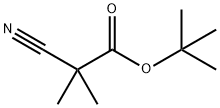 tert-butyl 2-cyano-2,2-dimethylacetate 구조식 이미지