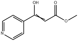 2-Propenoic acid, 3-hydroxy-3-(4-pyridinyl)-, methyl ester 구조식 이미지