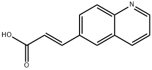 (2E)-3-(quinolin-6-yl)prop-2-enoic acid 구조식 이미지