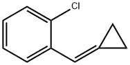 Benzene, 1-chloro-2-(cyclopropylidenemethyl)- 구조식 이미지