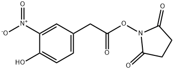 4-히드록시-3-니트로페닐아세틸-O-숙신이미드에스테르 구조식 이미지