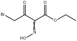 Butanoic acid, 4-bromo-2-(hydroxyimino)-3-oxo-, ethyl ester Structure