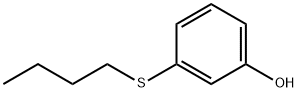 Phenol, 3-(butylthio)- Structure