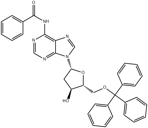 5'-Trt-N6-Bz-2'-dA Structure