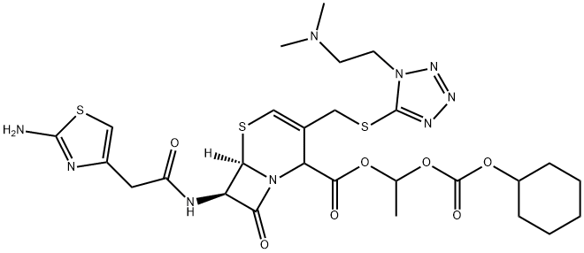 Cefotiam Impurity 13 구조식 이미지