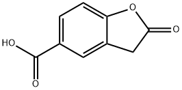 5-Benzofurancarboxylic acid, 2,3-dihydro-2-oxo- Structure