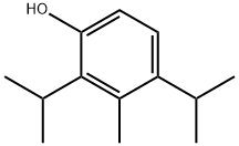 Phenol, 3-methyl-2,4-bis(1-methylethyl)- 구조식 이미지