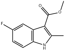 Methyl 5-Fluoro-2-methylindole-3-carboxylate 구조식 이미지