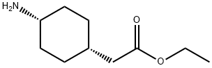 Cyclohexaneacetic acid, 4-aMino-, ethyl ester, cis- Structure