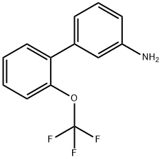 [1,1'-Biphenyl]-3-amine, 2'-(trifluoromethoxy)- Structure