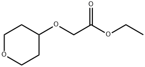 Acetic acid, 2-[(tetrahydro-2H-pyran-4-yl)oxy]-, ethyl ester Structure