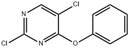 2,5-dichloro-4-phenoxypyrimidine 구조식 이미지