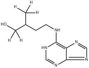 1-Butan-1,1-d2-ol, 2-(methyl-d3)-4-(1H-purin-6-ylamino)- (9CI) Structure