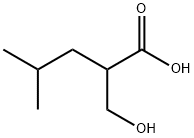 Pentanoic acid, 2-(hydroxymethyl)-4-methyl- Structure