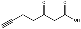 6-Heptynoic acid, 3-oxo- Structure