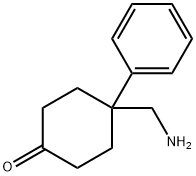 Cyclohexanone, 4-(aminomethyl)-4-phenyl- 구조식 이미지