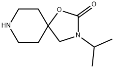 1-Oxa-3,8-diazaspiro[4.5]decan-2-one, 3-(1-methylethyl)- 구조식 이미지
