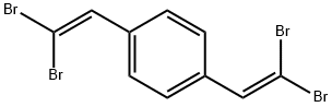 Benzene, 1,4-bis(2,2-dibromoethenyl)- Structure
