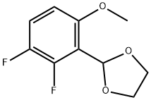 2-(2,3-Difluoro-6-methoxyphenyl)-
1,3-dioxolane Structure