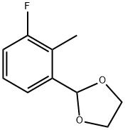 1,3-Dioxolane, 2-(3-fluoro-2-methylphenyl)- Structure