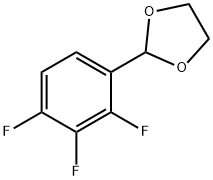 1,?3-?Dioxolane, 2-?(2,?3,?4-?trifluorophenyl)?- Structure