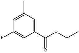 Benzoic acid, 3-fluoro-5-methyl-, ethyl ester Structure