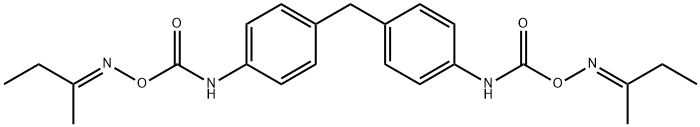2-butanone,o,o'-[methylenebis(4,1-phenyleneiminocarbonyl)]dioxime Structure