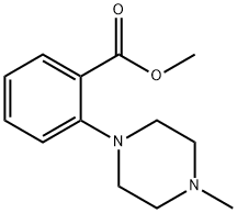 Methyl 2-(4-methylpiperazino)benzoate Structure