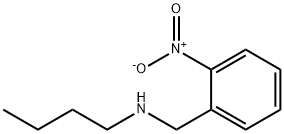 Benzenemethanamine, N-butyl-2-nitro- Structure