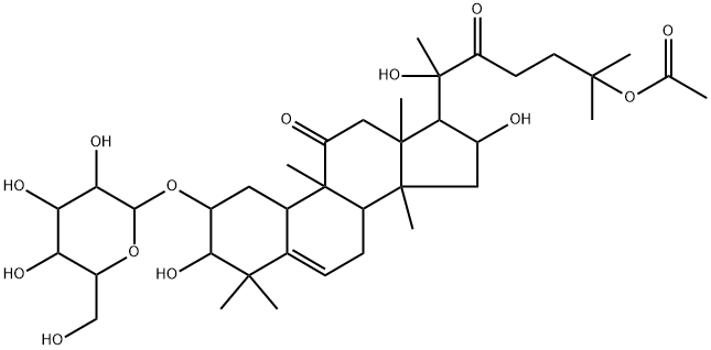 Cucurbitacin IIa 2-O-glucoside Structure