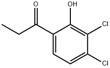1-(3,4-Dichloro-2-hydroxyphenyl)-1-propanone  구조식 이미지