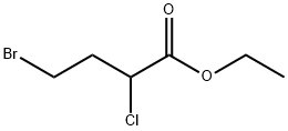 Butanoic acid, 4-bromo-2-chloro-, ethyl ester Structure