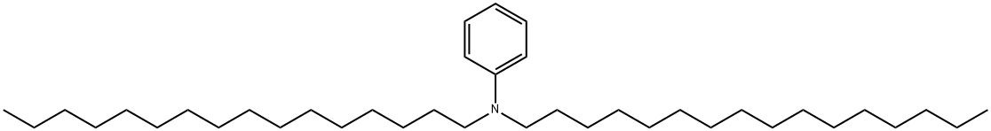 Benzenamine, N,N-dihexadecyl- Structure