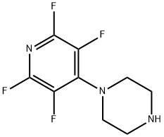 Piperazine, 1-(2,3,5,6-tetrafluoro-4-pyridinyl)- 구조식 이미지