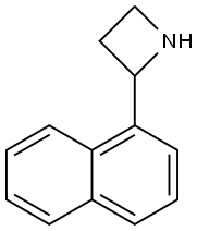 Azetidine, 2-(1-naphthalenyl)- Structure