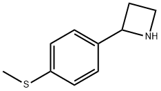 Azetidine, 2-[4-(methylthio)phenyl]- Structure