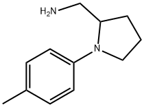 2-Pyrrolidinemethanamine, 1-(4-methylphenyl)- Structure