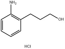 3-(2-AMINOPHENYL)PROPAN-1-OL HYDROCHLORIDE Structure