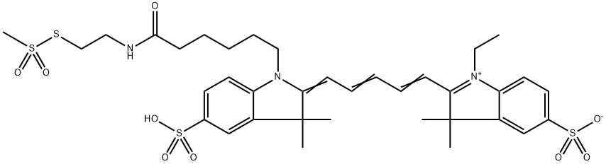 Cyanine 5 Monofunctional MTSEA Structure