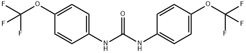 Urea, N,N'-bis[4-(trifluoromethoxy)phenyl]- 구조식 이미지