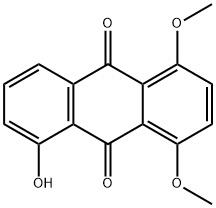 9,10-Anthracenedione, 5-hydroxy-1,4-dimethoxy- Structure