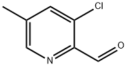 2-Pyridinecarboxaldehyde, 3-chloro-5-methyl- Structure