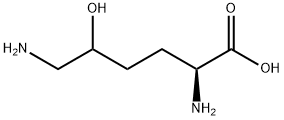 L-Lysine, 5-hydroxy- Structure