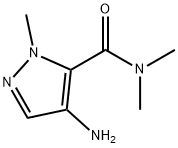 4-amino-N,N,1-trimethyl-1H-pyrazole-5-carboxamide Structure