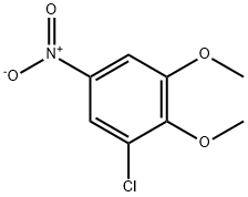 Benzene, 1-chloro-2,3-dimethoxy-5-nitro- 구조식 이미지