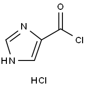 1H-Imidazole-5-carbonyl chloride, hydrochloride (1:1) 구조식 이미지